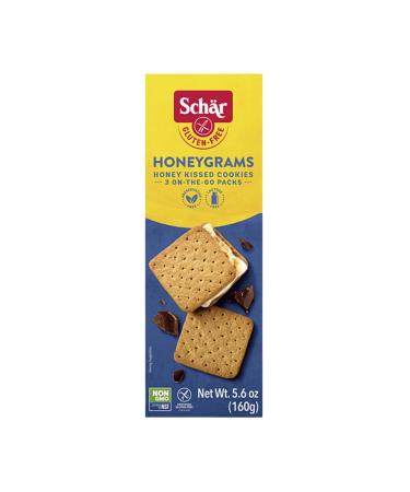 Schar - Honeygrams - Certified Gluten Free - No GMO's, Lactose, Wheat or Preservatives - (5.6 oz) 2 Pack 5.6 Ounce (Pack of 2)