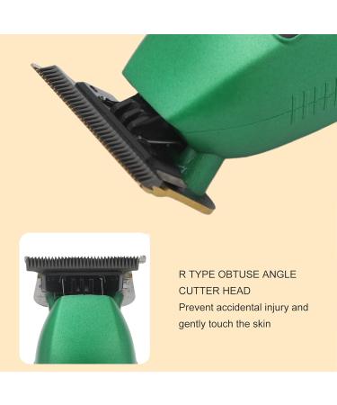 Buy Cordless Rechargeable Electric Hair Clipper for Men - LED Display Hair Trimmer with 4 Combs in Green & Black | International Shipping Available - Buy Online on GoSupps.com