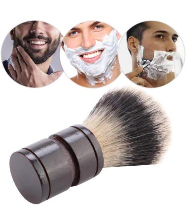 Classic Shaving Brush for Men - Wood & Nylon Mustache Brush | 2.5x2.5x9 cm | 3 Color Options | International Shipping Available - Buy Online on GoSupps.com