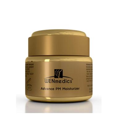 Peptide Face Cream With Syn-col - Skin Repair Renew Face Lotion & Moisturizer - Antiaging Natural Hydrating & Tightening Facial Moisturizer For Mature Sensitive Dry Skin - WENmedics Advance PM