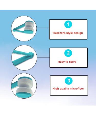 15Pcs Mini Eyeglass Cleaner Brush & Microfiber Tool - Perfect for Glasses & Sunglasses Accessories - Buy Online on GoSupps.com