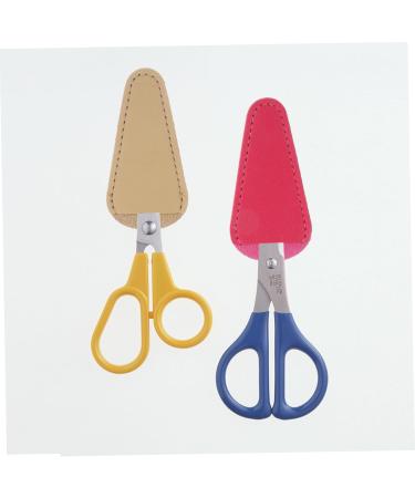 Minkissy 6 PCS Leather Sheath Scissors & Onion Cutter | Hair Accessories & Hairdresser Tools | Premium Hairdressing Kit - Buy Online on GoSupps.com