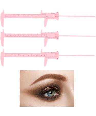 Eyebrow Shaping Stencil Ruler 150mm Multipurpose Smooth Surface Eyebrow Measuring Ruler for Home () Pink - Buy Online on GoSupps.com