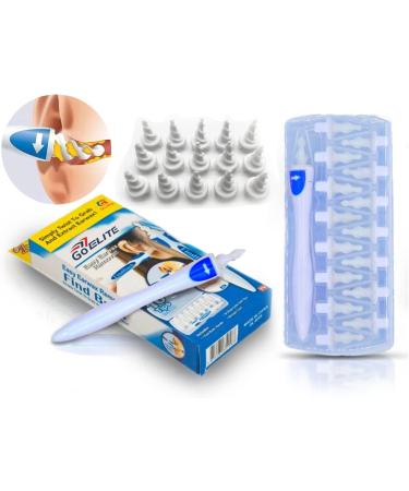 GoElite Silicone and Metal Ear Wax Remover Kit for Men and Women - Reusable Soft Q Grips with Silicone Replacements - Buy Online on GoSupps.com