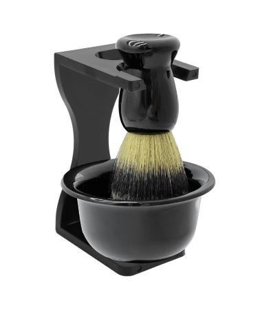 Premium Acrylic Razor Brush Stand | Shaving Brush Holder & Beard Care Organizer for Bathroom - Buy Online on GoSupps.com