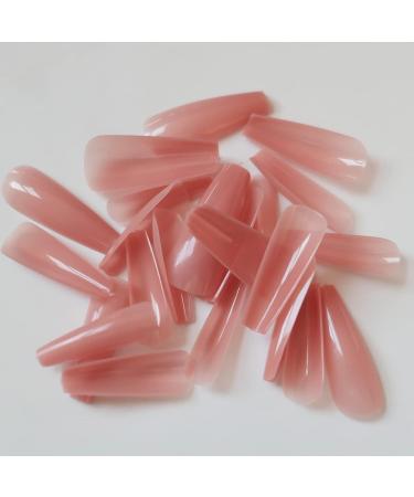 240pc Soft Gel Ballerina Coffin False Nails Set - Full Cover Colored Acrylic Nail Tips for Manicure Decor - Buy Online on GoSupps.com