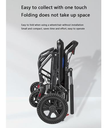 Manual Portable Wheelchair Aluminum Folding Wheelchairs Travel Portable Small Lightweight Tour Durable Wheelchair Easy To Clean Flight Pushes Wheelchair - Buy Online on GoSupps.com