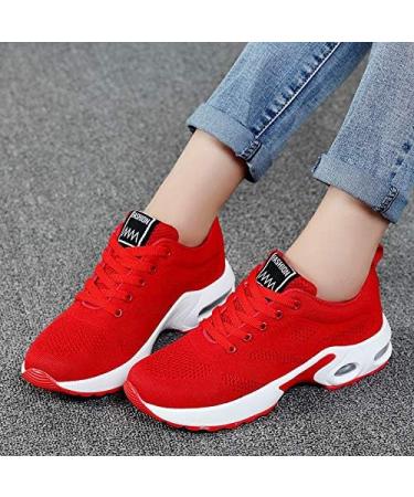 Orthowalk Women's Lightweight Sports Shoes - Pain-Free Orthopedic Footwear in Rose Red (EU 38) - Buy Online on GoSupps.com