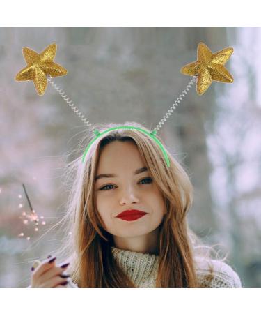 Lurrose 8pcs Martian Head Boppers Alien Antenna Star Headband Novelty Headbands - Yellow - Buy Online on GoSupps.com