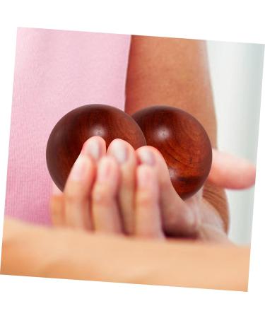 TOVINANNA 6 STK Wood Massage Balls Chinese Lacrosse Fitness Balls for Muscle Stretching Bamboo Handballs 5x5cm Ideal for Relaxation & Wellness - Buy Online on GoSupps.com