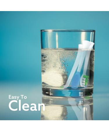 GO SMILE Pro Oral Care 3-Piece Set | Nylon Toothbrush Silicone Tongue Scraper & Interdental Brush for Deep Cleaning & Odor Elimination | International Shipping Available - Buy Online on GoSupps.com
