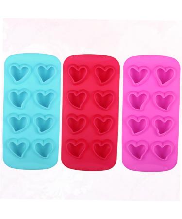 Zerodeko 6 Pcs Ice Cube Silicone Molds Chocolate Candy Fudge Molds Chocolate Mold Ice Tray Ice Box Soap 21X10.4X3cmx2pcs Assorted Colorx2pcs - Buy Online on GoSupps.com