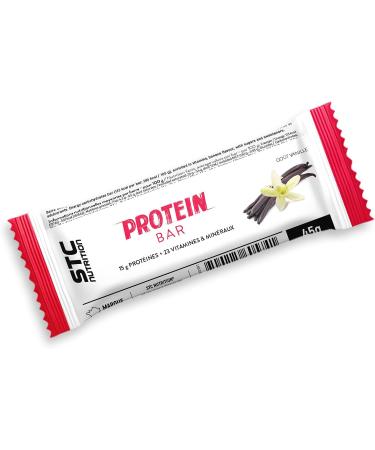 STC NUTRITION - Protein Bar - Protein bar enriched with vitamins & minerals - Maintenance of muscle mass - 14g of protein per bar - Box of 5 bars - Buy Online on GoSupps.com