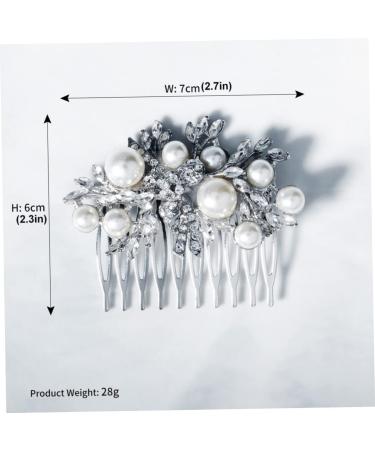 DOITOOL 1pc Hair Comb Hair Accessory Hair Accessories Popular Headwear Eye-catching Hairpin Rhinestone Bobby Pins Combs Bridal Headdress Rhinestone for Hair Wedding Hairpin Bridal Comb - Buy Online on GoSupps.com