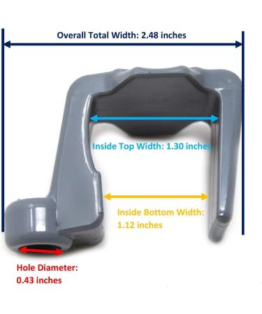 JSP Manufacturing Black Plastic Pontoon Boat Square Rail Fender Adjuster Clip 4 Pack - Buy Online on GoSupps.com
