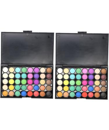 FRCOLOR 2pcs 40 Matte Eyeshadow Makeup Palette Eyeshadow Pallet Eye Shadow Multicolor Eyeshadow Palette 1 count (Pack of 1) As Shownx2pcs - Buy Online on GoSupps.com
