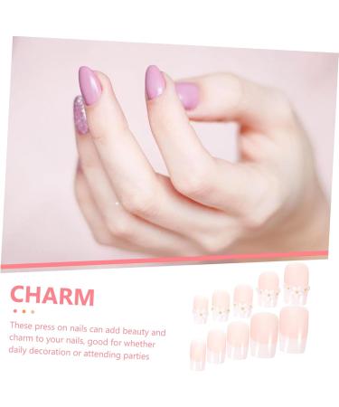 Housoutil 1 Set Little Fresh and Sweet Method Press on Fake Nails Fake Nails Kit Women Fake Nails Press on Nails Manicure Supplies Fake Nails Tips Shoe Straps French Accessories Jelly Glue - Buy Online on GoSupps.com