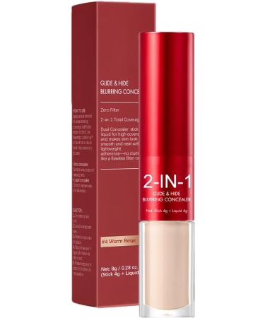 Stick Concealer | Lightweight Formula 8g Dual Ended Natural Long-Lasting Face Makeup - From Foundation to Full Coverage - For Day Night Spring Office Beach Wedding Date Travel Party - Buy Online on GoSupps.com