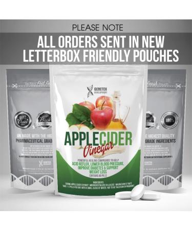 Apple Cider Vinegar Tablets for Weight Loss - Mother ACV Supplement (500mg) - Buy Online on GoSupps.com