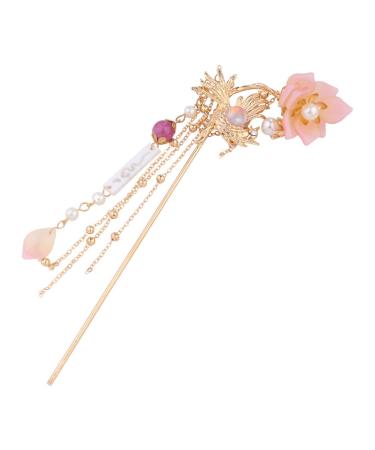 Lurrose Rhinestone Pearl Hairpin - Elegant Japanese Hairsticks & Retro Hair Jewelry for Women & Girls - Buy Online on GoSupps.com