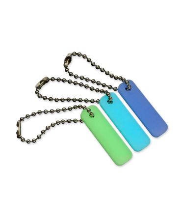 Skur Composites Glow in The Dark Camping Military Survival Glow Markers with 4 inch Ball Chain HyperGlow Green 5 pack
