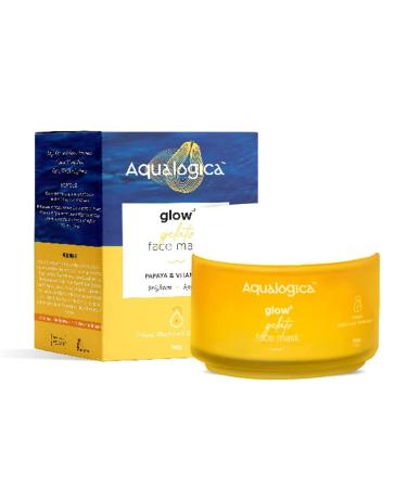 Aqualogica Aqualogica Glow+ Gelato Face Pack for Brightening Evens Skin Tone and Reduces Dark Spots with Papaya and Vitamin C - 100g