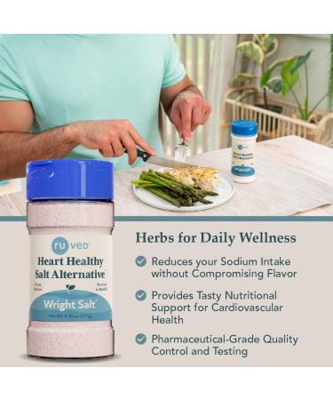 Ruved Wright Salt: Himalayan Pink Salt Blend - 8.4 oz | Electrolyte Rich & Heart-Healthy - Buy Online on GoSupps.com
