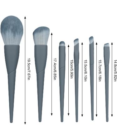Makeup Brushes for Eye | Facial Brushes Kit for Makeup Foundation Brush Make up Brushes Set with Storage Bag for Women and Girls grey - Buy Online on GoSupps.com