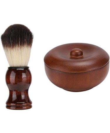 Badger Hair Shaving Brush & Soap Bowl Set - Premium Razor Foam Toolkit for Everyday Use - Buy Online on GoSupps.com