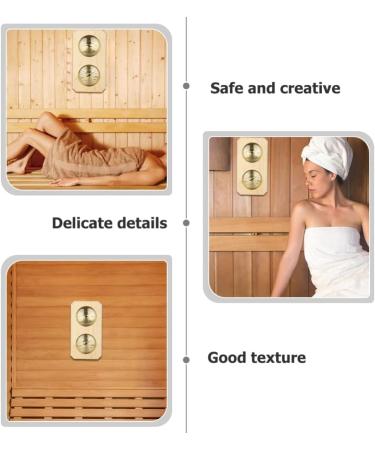 Sosoport Sauna Temperature & Moisture Knife Hygrometer - Indoor & Outdoor Humidity Accessories for Home Saunas | Durable ABS - Buy Online on GoSupps.com