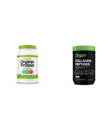 Orgain Organic Plant Based Protein Powder Hydrolyzed Collagen Powder