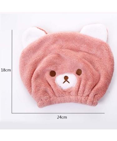 2 Pieces Absorbent Quick Drying Turban Kids Hair Turban Towel Quick Dry Hair Turban Blue and Pink Super Absorbent Rapid Drying Hair Towel Wrap - Buy Online on GoSupps.com