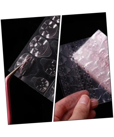 Healeved 20 Sheets Nail Art Double Sided Tape Diy Nail Stickers Fake Nails Double-sided Adhesive Stickers Transparent Pink Nail Stickers Nail Art Stickers Glue Nail Sticker Nail Art Supply - Buy Online on GoSupps.com