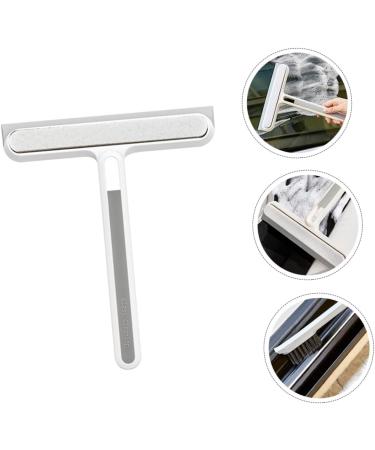 KONTONTY Wiper Cleaning Brush Razor Scraper Window Screen Cleaner Squeegee for Car Windows Silicone Spatula Turner Auto Glass Cleaner Floor Cleaner Shower Bathroom White Inflatable Rojas Pp - Buy Online on GoSupps.com