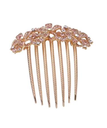 DOITOOL Rhinestone Elegant Teasing Combs for Women Hair Claw Clips for Women Crystal Bridal Hair Comb Barrettes for Women Hair Jewels for Women Dazzling Hair Comb Hair up Wedding Women's