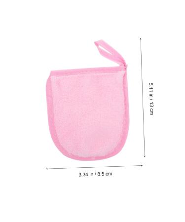 4pcs Reusable Makeup Removal Puff & Pads - Eco-Friendly Cleansing Sponges for Face & Body | Pink Makeup Accessories - Buy Online on GoSupps.com