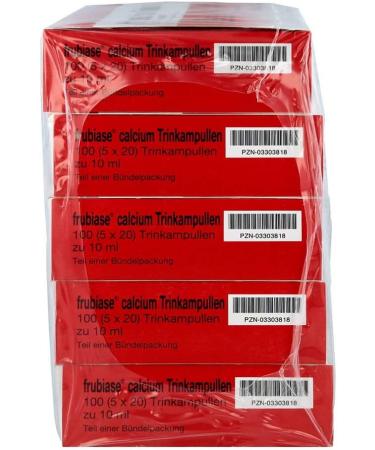 Buy FRUBIASE CALCIUM T Drinking Ampoules - 5X20 pcs | International Shipping Available - Buy Online on GoSupps.com