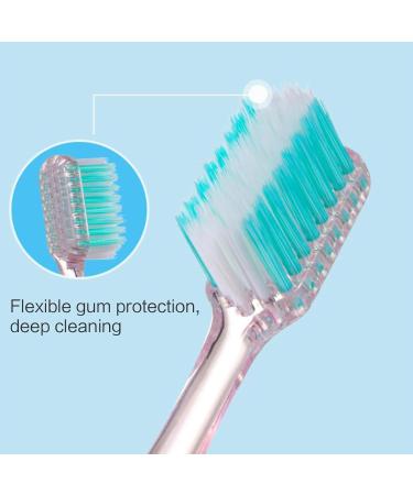 Comfortable Bristle Toothbrush for All Ages | Gentle & Soft Bristles - Ideal Adult Toothbrush | International Shipping - Buy Online on GoSupps.com