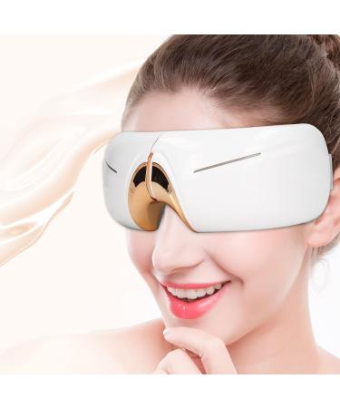 Eye Massager - Heated Vibrating USB Rechargeable Device for Migraine Relief & Fatigue - 3-Level Foldable Eye Treatment - Buy Online on GoSupps.com