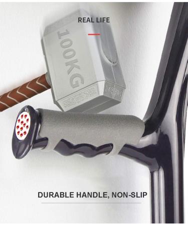 Axillary Crutches Lightweight Telescopic Adjustable Arm Cuff Non-Slip Crutches Rehabilitation Aid Walking Sticks Canes Suitable for Adults and Teenagers Ergonomic Handles Comfortable Grip Bathing in - Buy Online on GoSupps.com