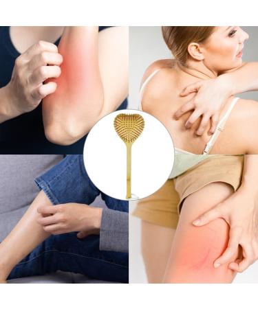 Premium Wooden Back Scratcher - 40cm Long Handle for Comfortable Back & Waist Massage - Perfect Back Relief Tool - Buy Online on GoSupps.com