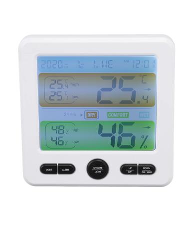 Built-in thermometer accurate data of the room humidity meter (white)