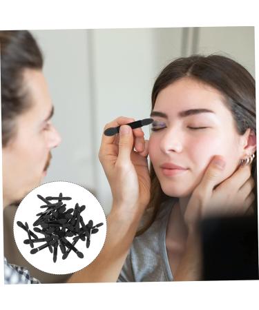 FOMIYES 50pcs Eyeshadow Sponges Eye Shadow Applicator Eye Shadow Brush Makeup Brush Miss Cleaning Brush Bulk Size 2 Black - Buy Online on GoSupps.com
