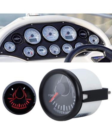 Universal Rowing Angle Display for Boats | Dioch 52mm Sensor 0-190 Ohm 9-32V with Background Lighting (Black Frame) - Buy Online on GoSupps.com