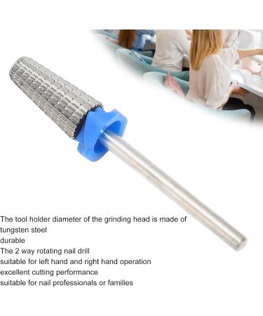 Cuticle Drill Bit Convenient Nail Removal Rotated Nail Tungsten Steel Grinding Head for Household for Nail Shop(Flat head M) - Buy Online on GoSupps.com