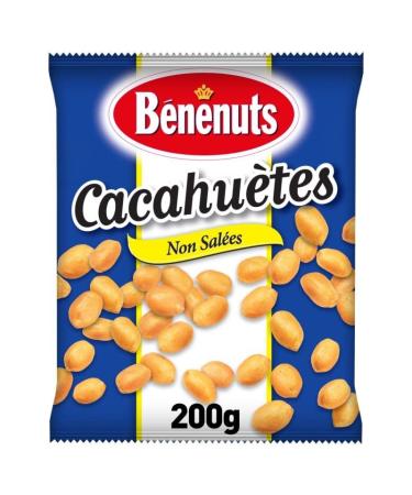 B N NUTS Cacahu tes grill es non sal es 200g snack sain et naturel pour l'ap ritif plaisir- Lot De 4