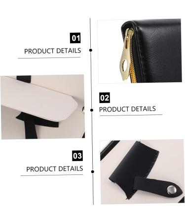 Frcolor Leather Hair Stylist Scissor Pocket - Durable Salon Bag for Hairdressers | International Shipping - Buy Online on GoSupps.com