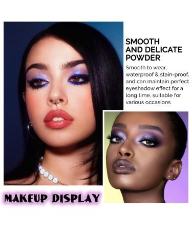 Premium 9 Color Eyeshadow Palette - Glitter & Matte Waterproof Makeup in Purple Pink Lavender | Highly Pigmented Shimmer Sparkling Party Ready - Buy Online on GoSupps.com