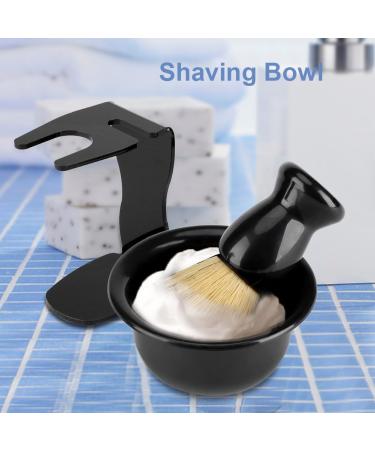 Samfox 3-in-1 Professional Shaving Brush Set for Men Shaving Stand Brush & Soap Bowl | Perfect Shaving Accessories - Buy Online on GoSupps.com