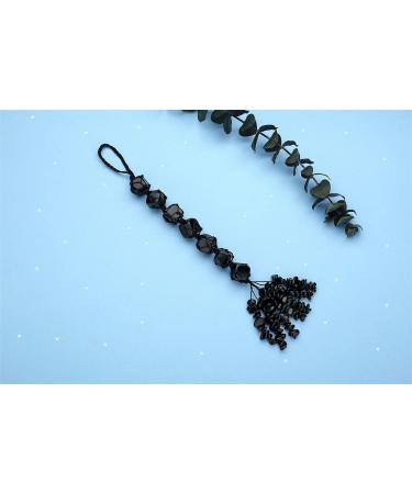Black Obsidian Crystal Hanging Decor for Car Rearview Mirror - Healing Gemstones Gift - Buy Online on GoSupps.com